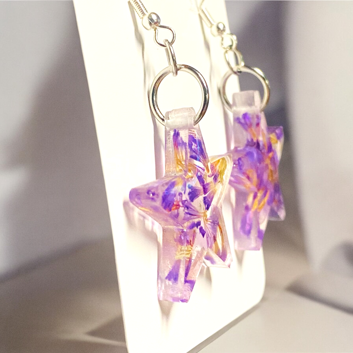 Stellar Bloom Dangly Earrings