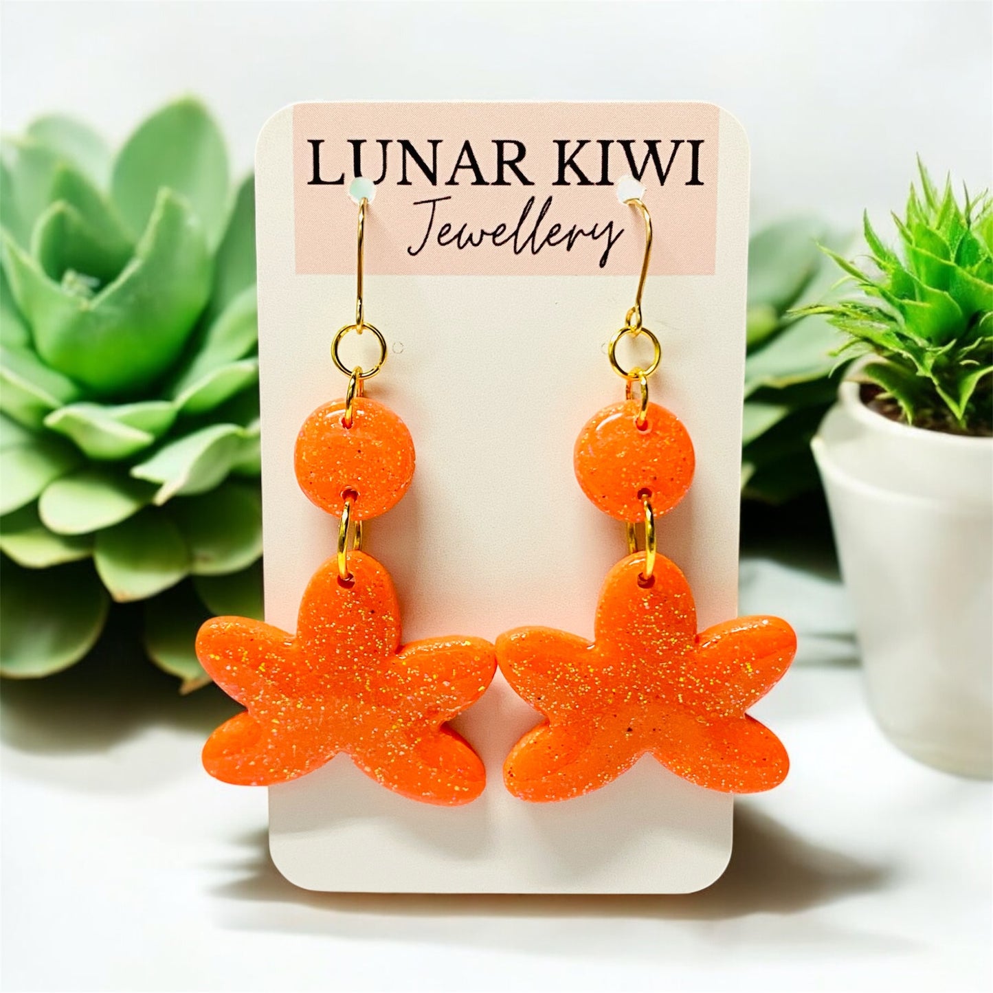 Sunlit Leaf Earrings