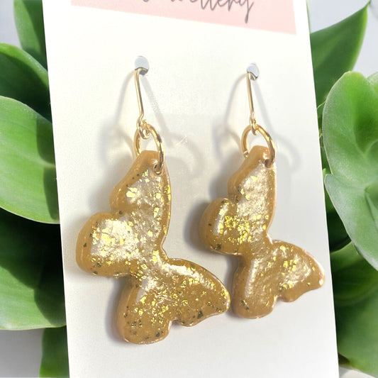 Golden Caramel Butterflies