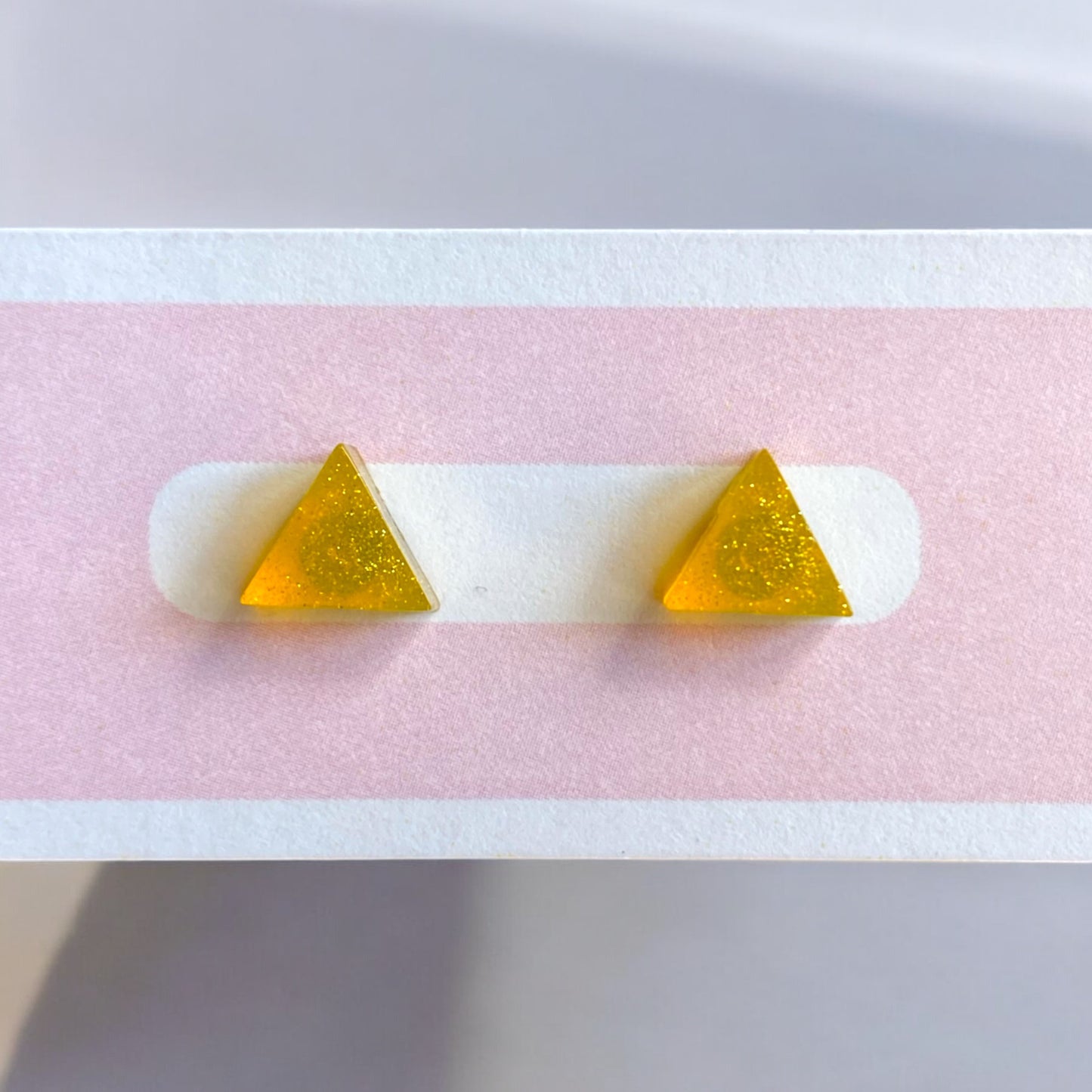 Triangular Spark Stud Earrings