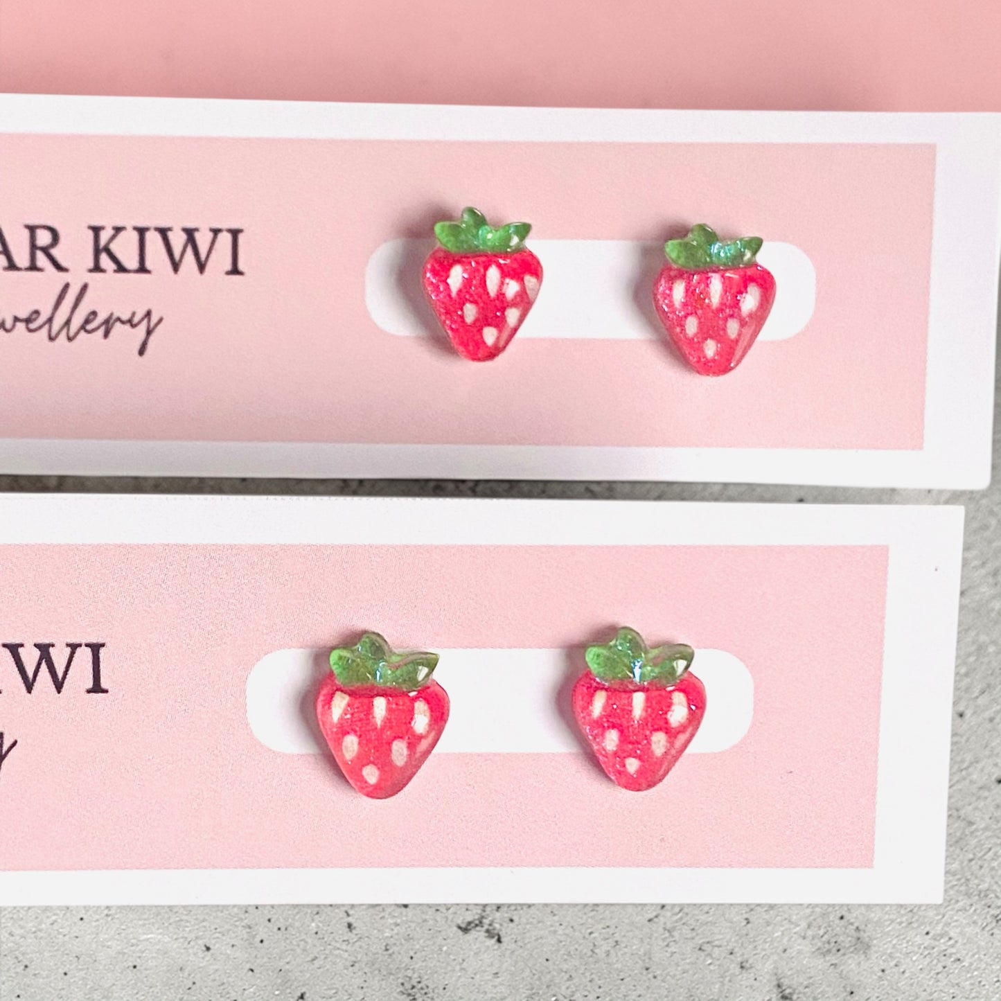 Strawberry Sugar Studs