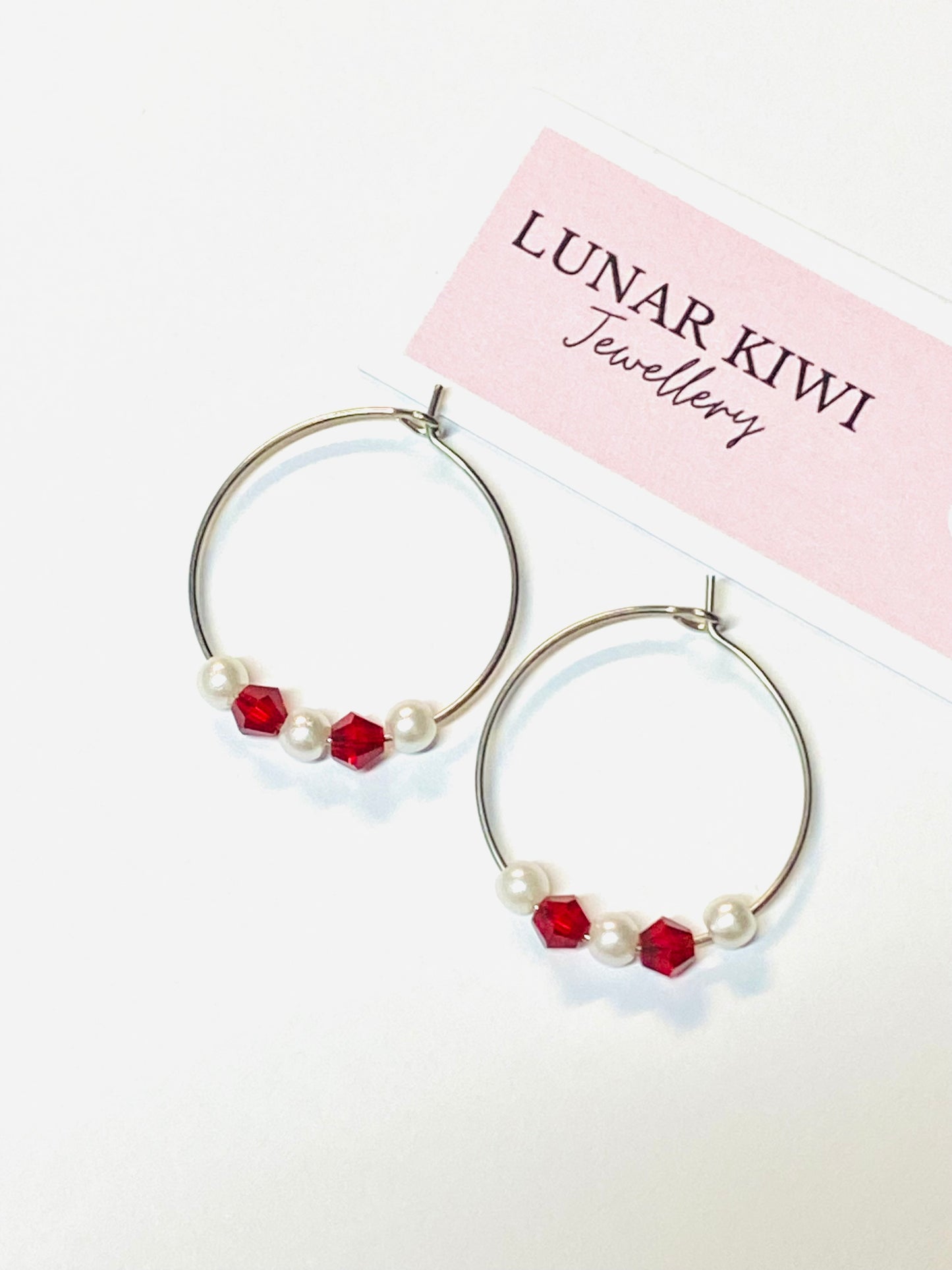 Euphoria Beaded Hoop Earrings