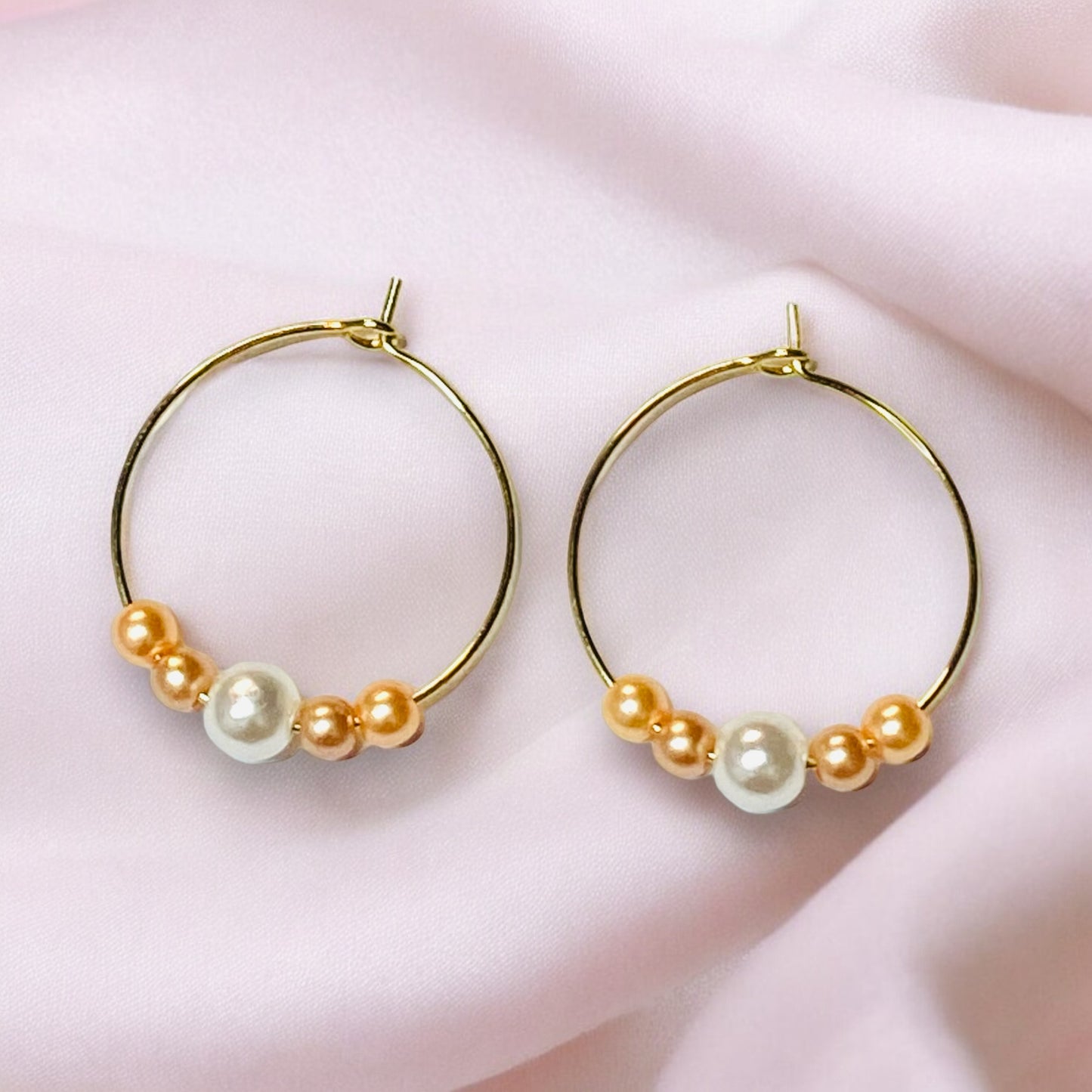 Harmony Beaded Hoop Earrings