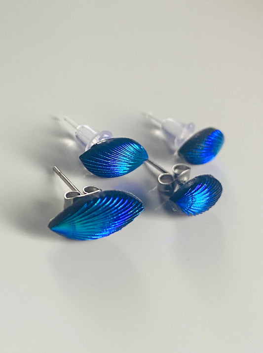 Peacock Feather Mini Studs
