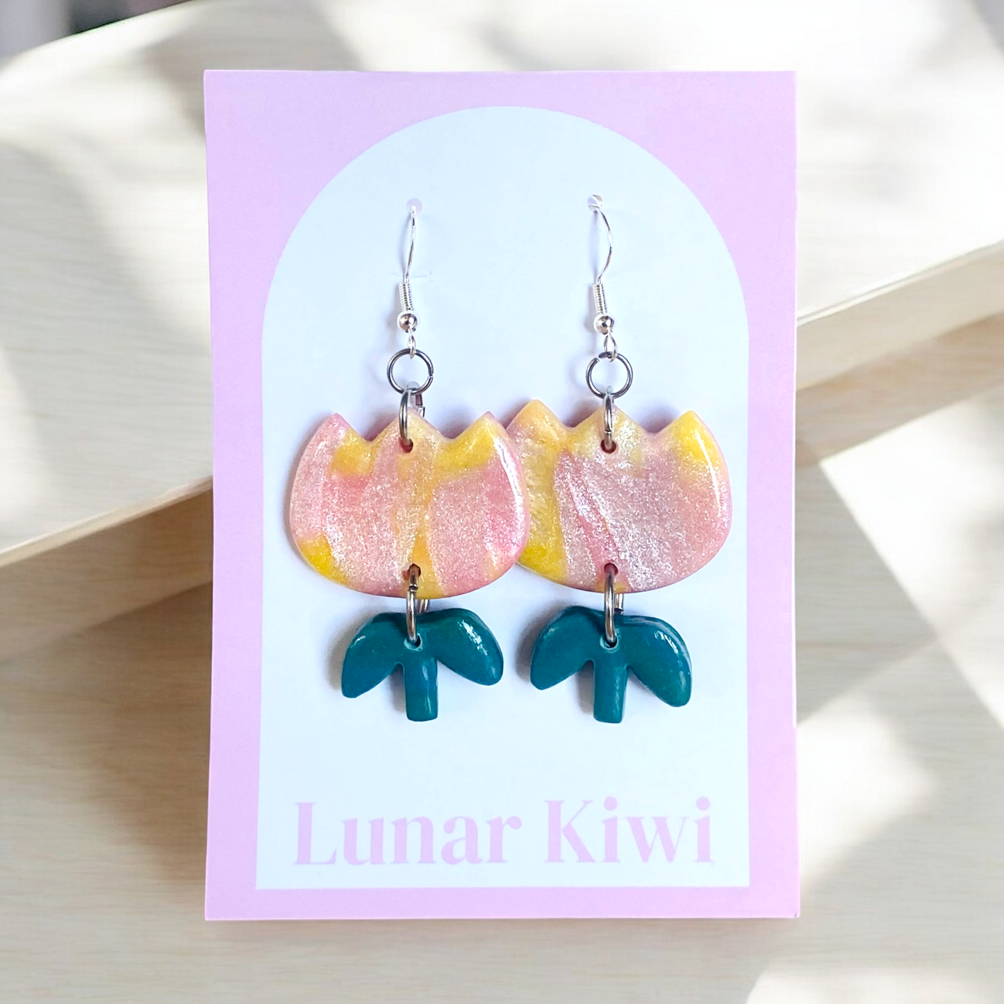 Spring Bloom Tulip Earrings