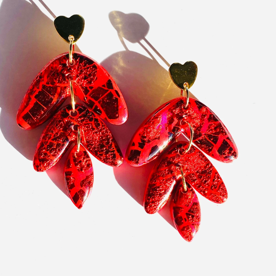 Ruby Rush Earrings