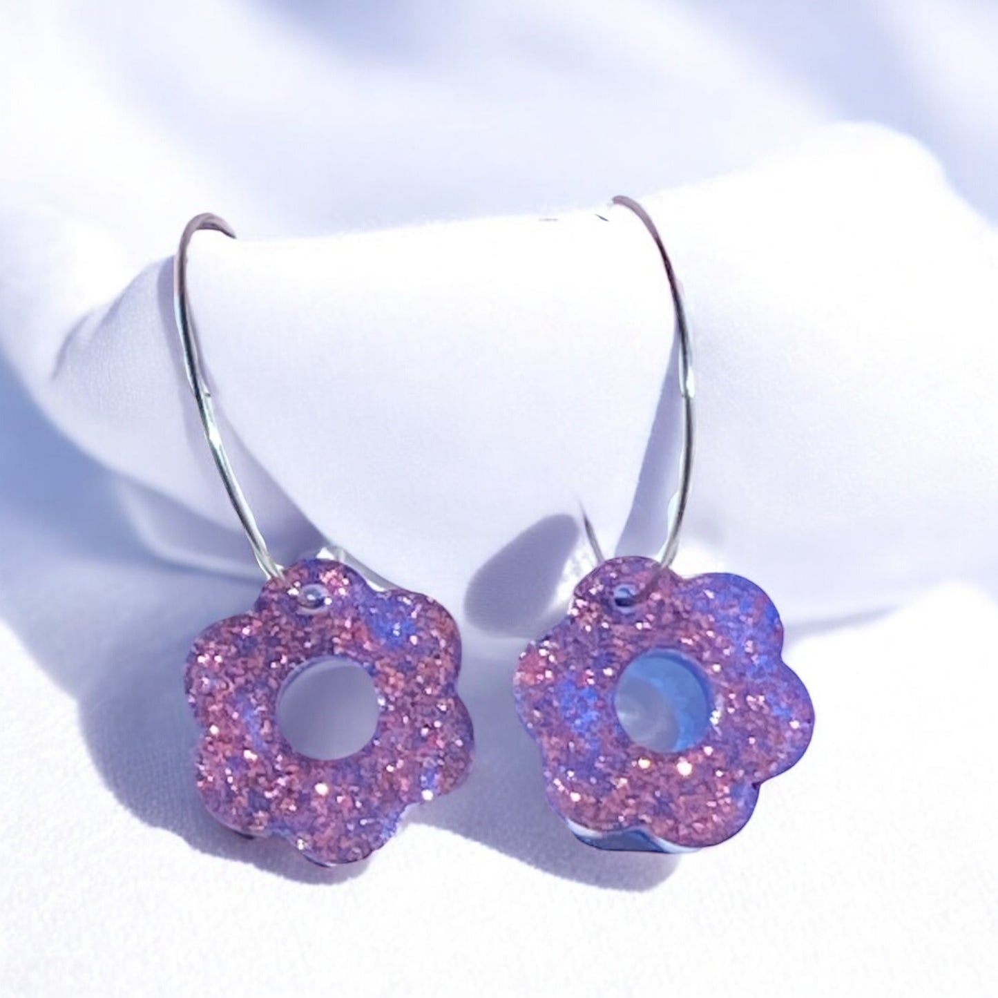 Daisy Hoop Earrings