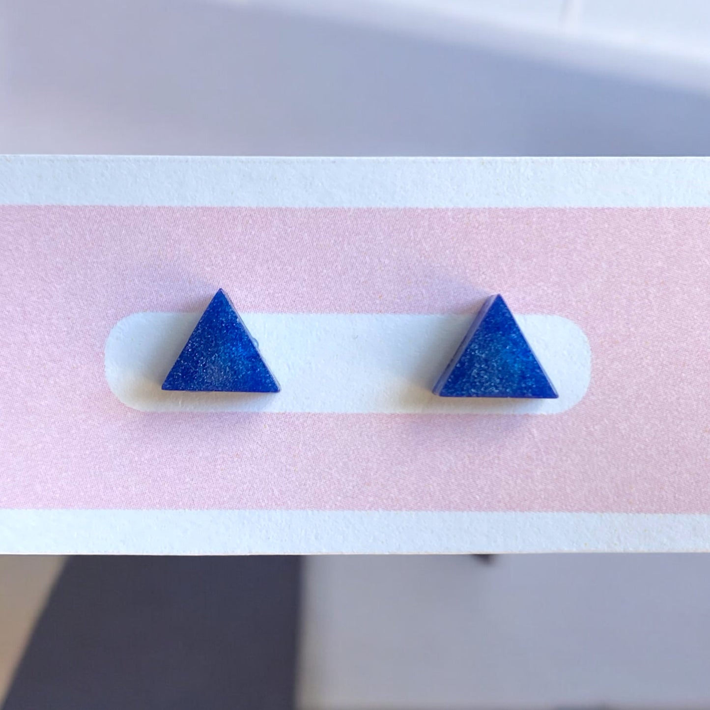 Triangular Spark Stud Earrings