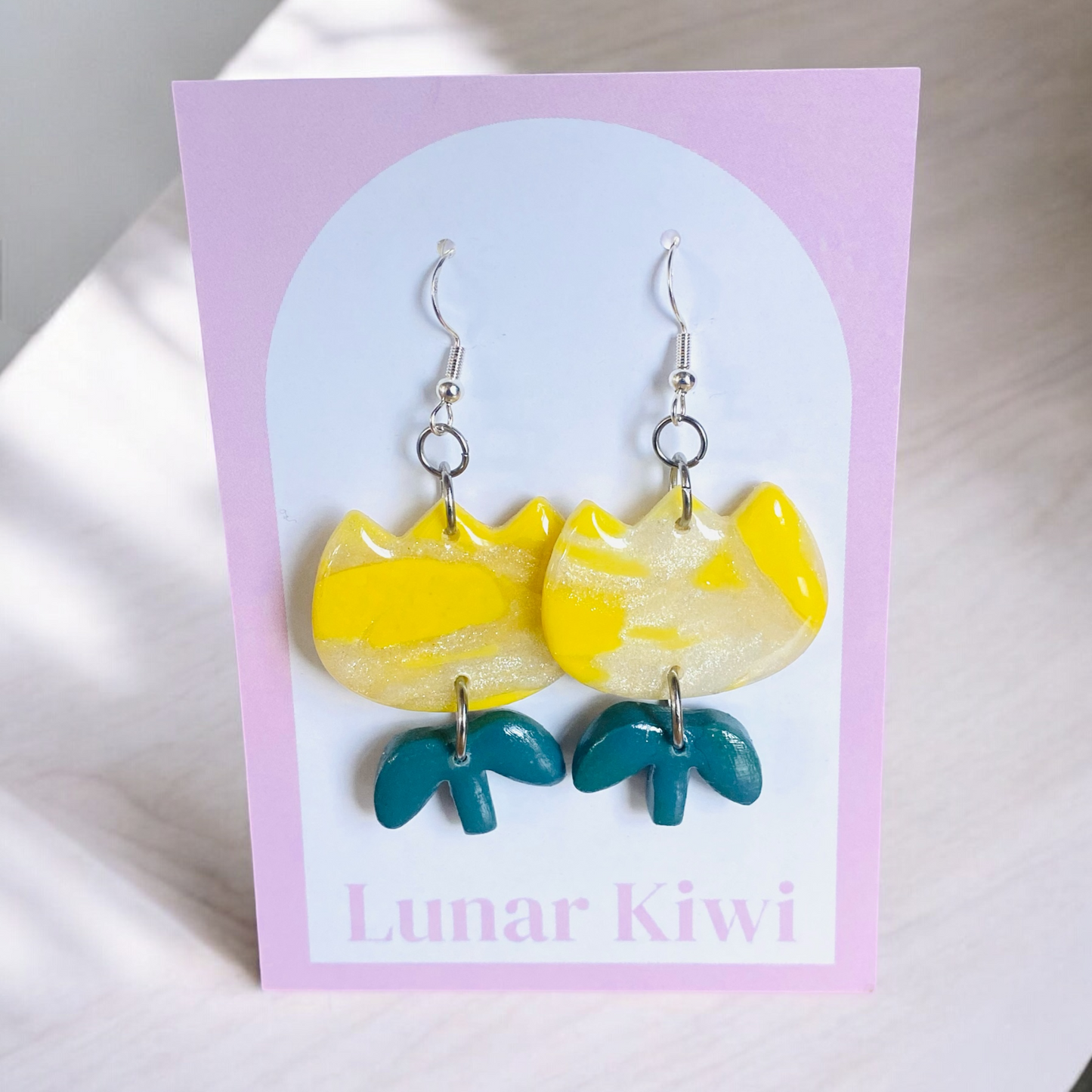 Spring Bloom Tulip Earrings