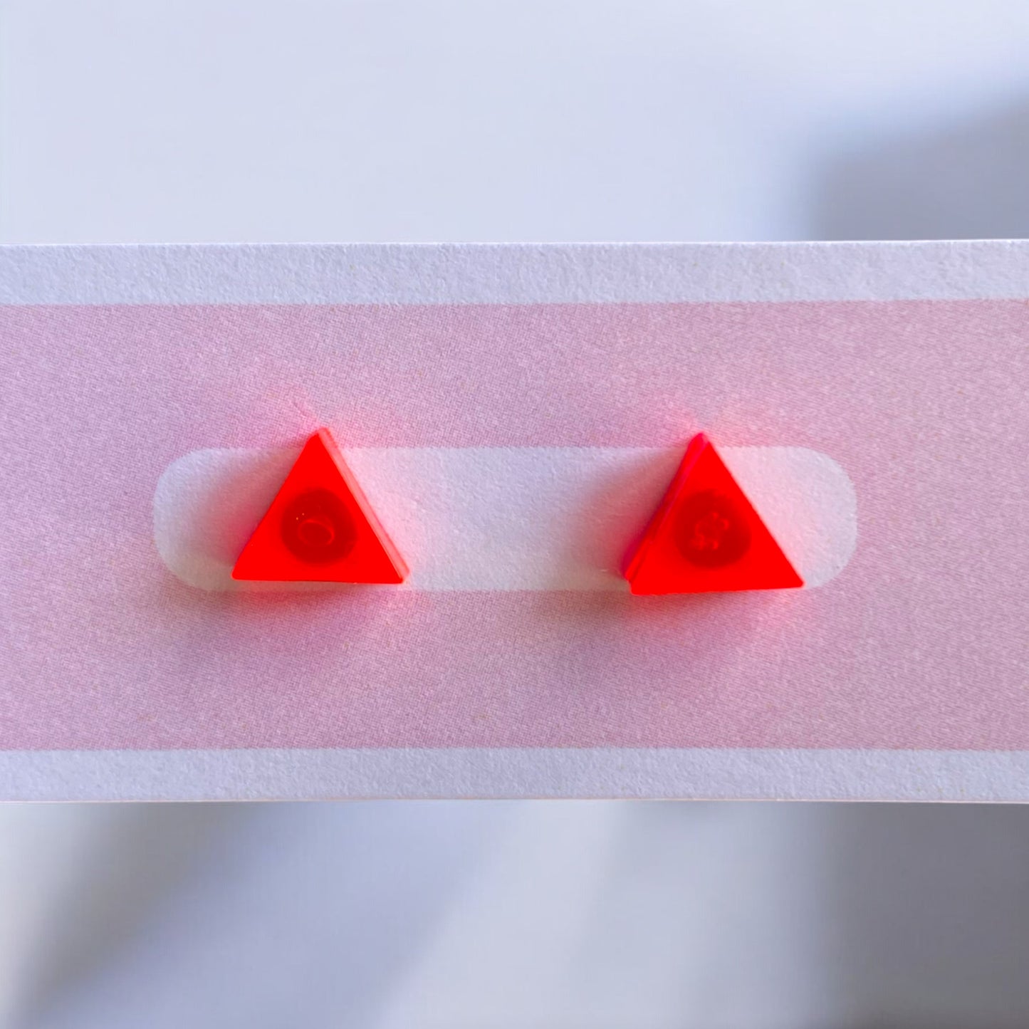 Triangular Spark Stud Earrings