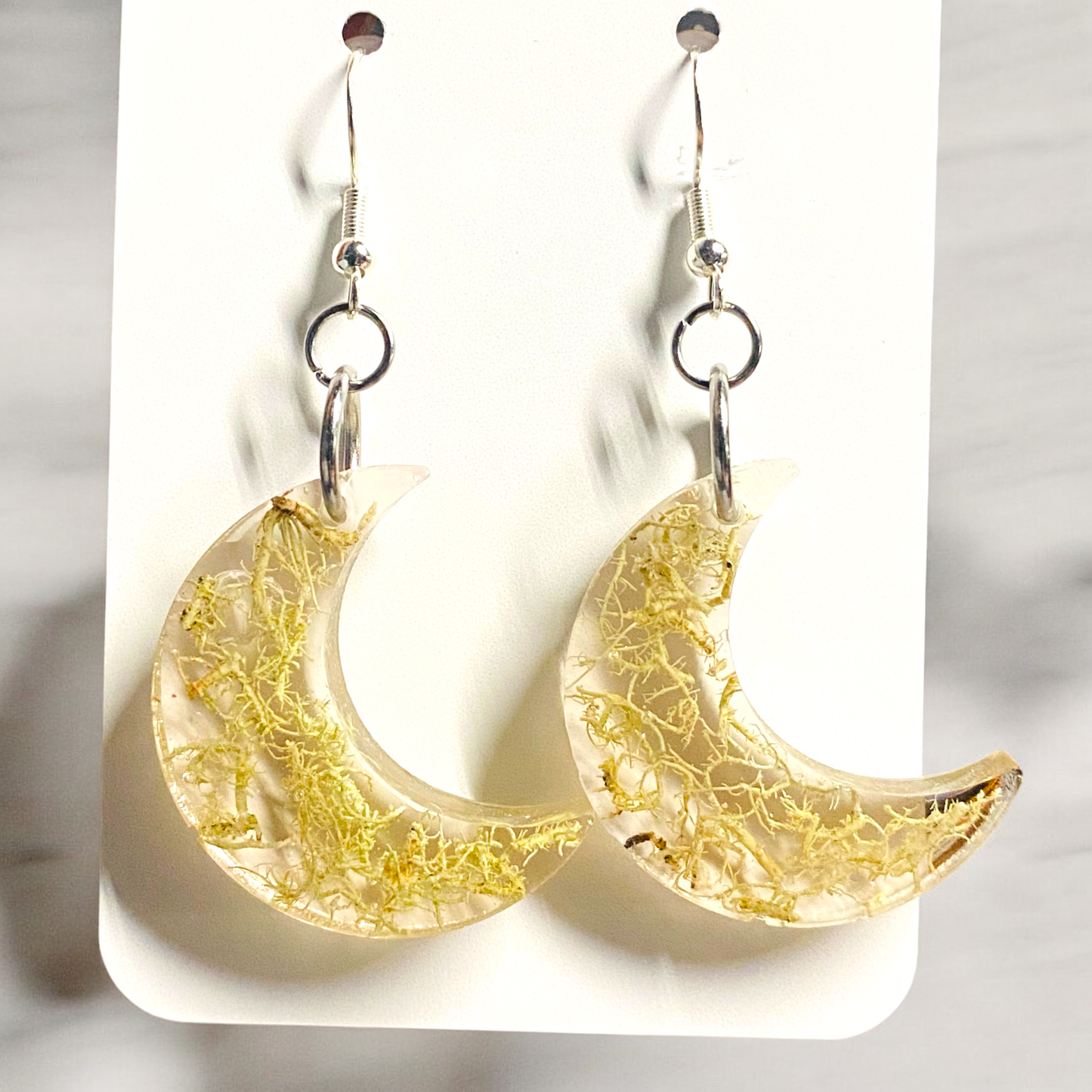 Lunar Bloom Dangly Earrings