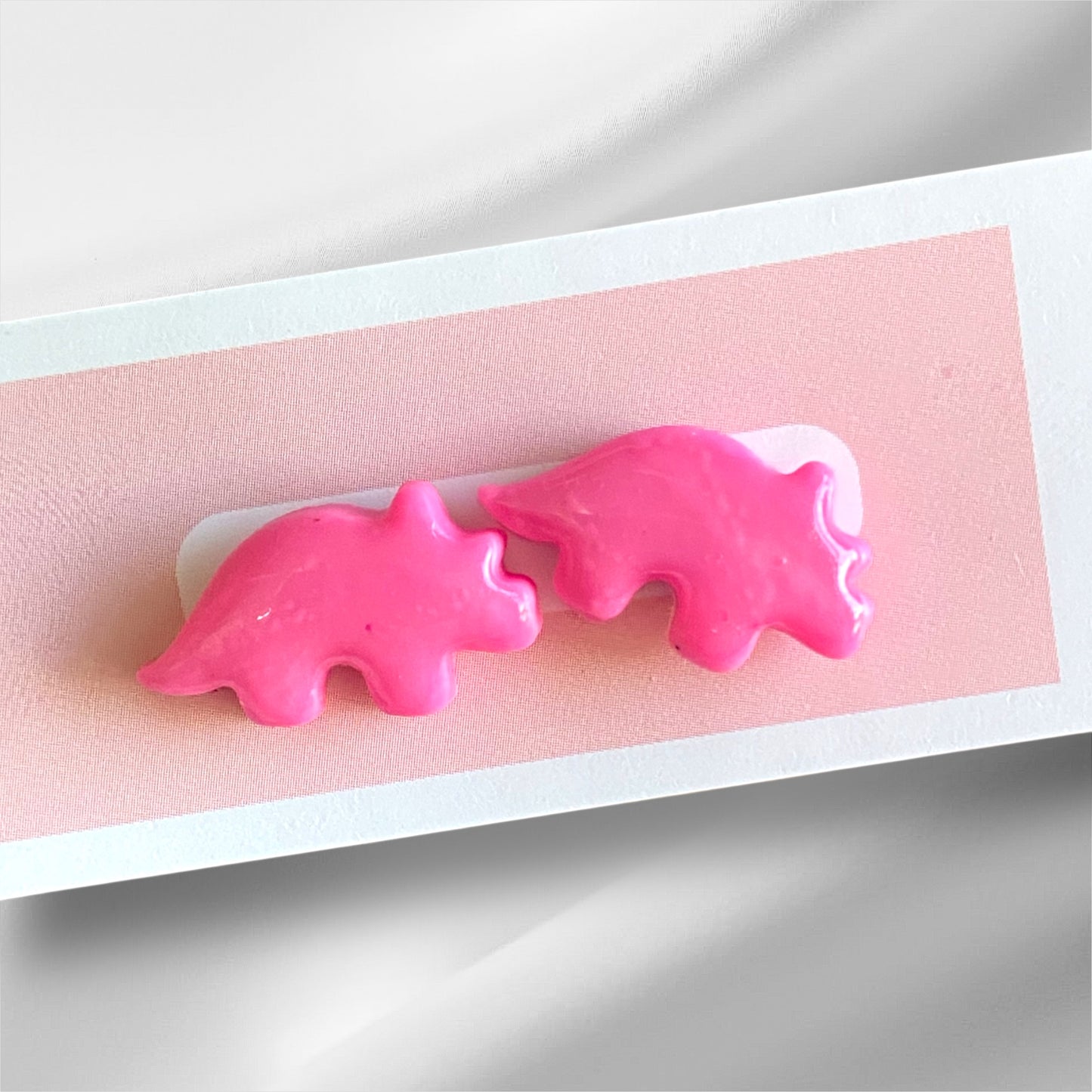 Triceratops Stud Earrings