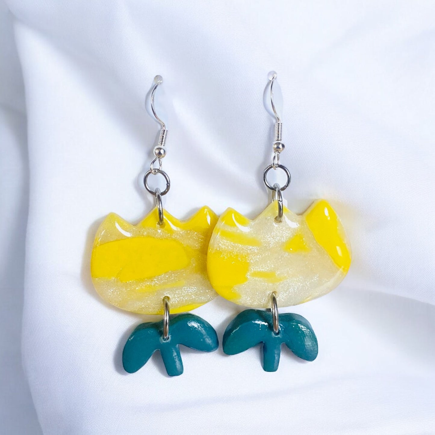 Spring Bloom Tulip Earrings