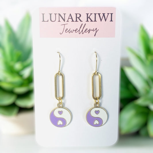 Balanced Heart Earrings