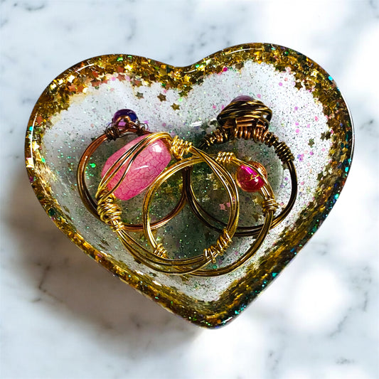 Star Kissed Heart trinket dish
