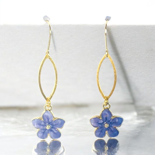 Violet Bloom Earrings
