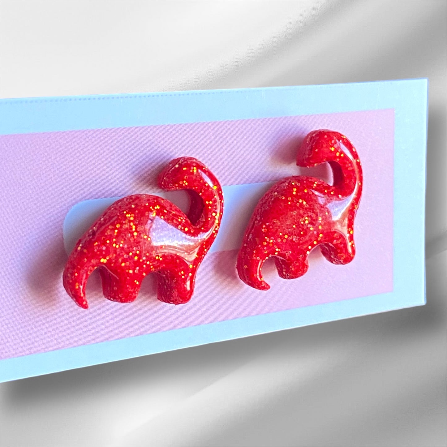 Long Neck Dino Studs