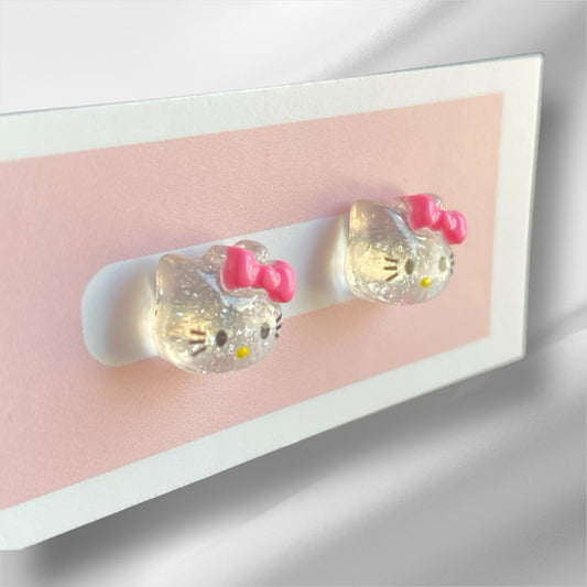 Hello Pretty Kitty Studs