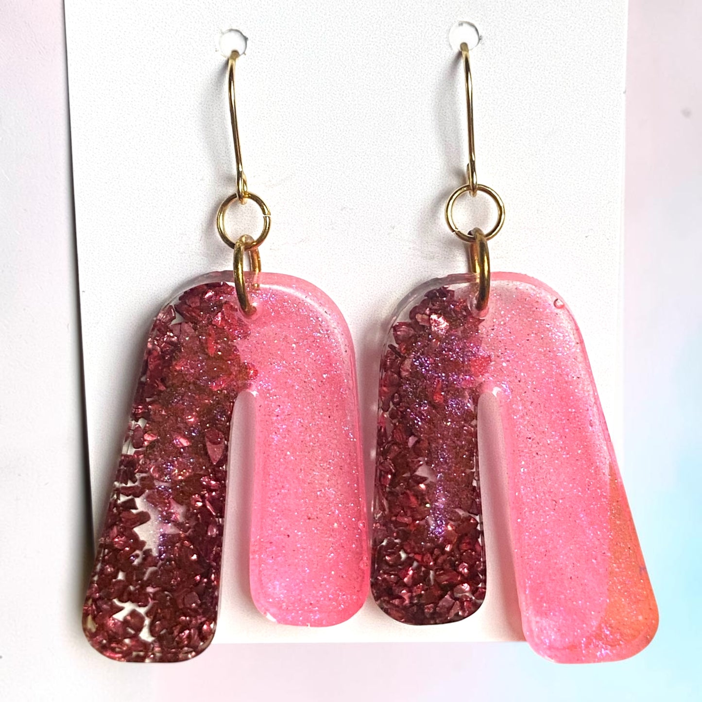 Rose Shard Earrings