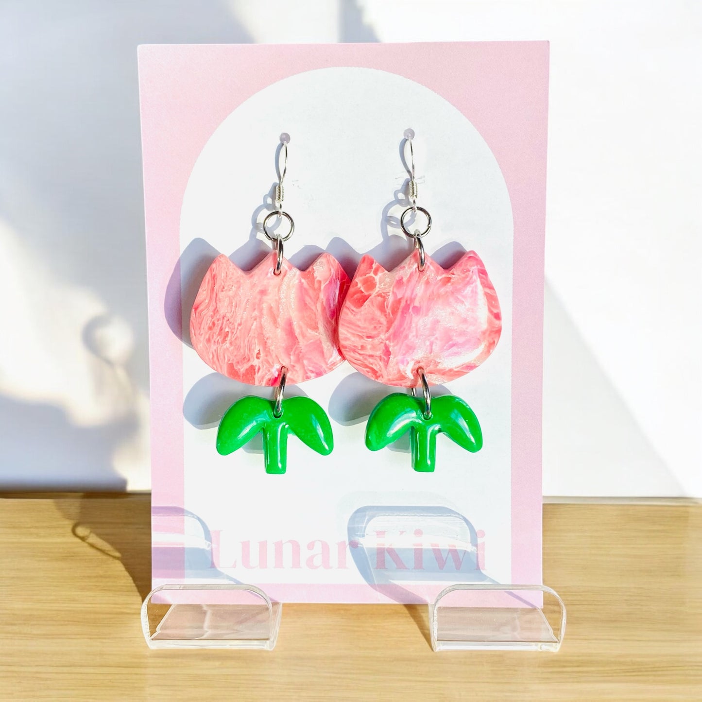 Spring Bloom Tulip Earrings